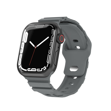 Sports Silicone Watch Band, For Apple Watch Series 8&7 41mm, For Apple Watch Series 8&7 45mm - DealBuddy