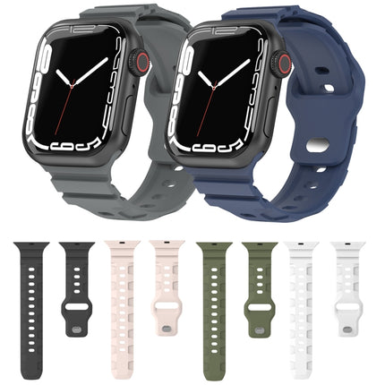 Sports Silicone Watch Band, For Apple Watch Series 8&7 41mm, For Apple Watch Series 8&7 45mm - DealBuddy