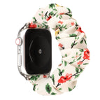 For Apple Watch Ultra 49mm / Series 8&7 45mm / SE 2&6&SE&5&4 44mm / 3&2&1 42mm / Red Floral