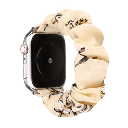 Cloth + Stainless Steel Hair Ring Watchband, For Apple Watch Series 8&7 41mm / SE 2&6&SE&5&4 40mm / 3&2&1 38mm, For Apple Watch Ultra 49mm / Series 8&7 45mm / SE 2&6&SE&5&4 44mm / 3&2&1 42mm                                                              ... - DealBuddy