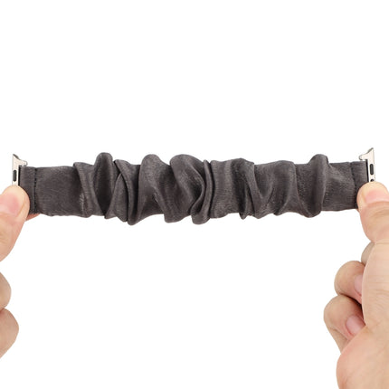 Cloth + Stainless Steel Hair Ring Watchband, For Apple Watch Series 7 41mm / 6 & SE & 5 & 4 40mm / 3 & 2 & 1 38mm, For Apple Watch Series 7 45mm / 6 & SE & 5 & 4 44mm / 3 & 2 & 1 42mm, For Apple Watch Series 8&7 41mm / SE 2&6&SE&5&4 40mm / 3&2&1 38mm  ... - DealBuddy