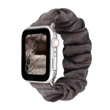 Cloth + Stainless Steel Hair Ring Watchband, For Apple Watch Series 7 41mm / 6 & SE & 5 & 4 40mm / 3 & 2 & 1 38mm, For Apple Watch Series 7 45mm / 6 & SE & 5 & 4 44mm / 3 & 2 & 1 42mm, For Apple Watch Series 8&7 41mm / SE 2&6&SE&5&4 40mm / 3&2&1 38mm  ... - DealBuddy