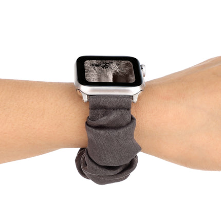 Cloth + Stainless Steel Hair Ring Watchband, For Apple Watch Series 7 41mm / 6 & SE & 5 & 4 40mm / 3 & 2 & 1 38mm, For Apple Watch Series 7 45mm / 6 & SE & 5 & 4 44mm / 3 & 2 & 1 42mm, For Apple Watch Series 8&7 41mm / SE 2&6&SE&5&4 40mm / 3&2&1 38mm  ... - DealBuddy