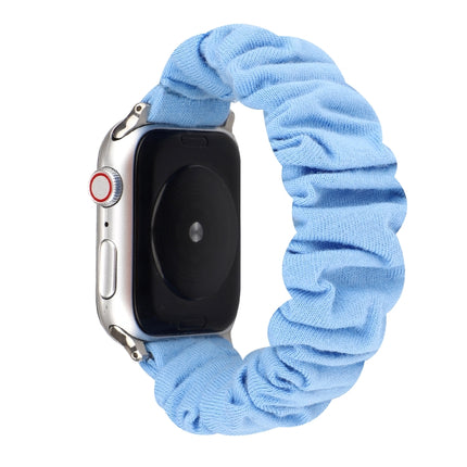 Cloth + Stainless Steel Hair Ring Watchband, For Apple Watch Series 7 41mm / 6 & SE & 5 & 4 40mm / 3 & 2 & 1 38mm, For Apple Watch Series 7 45mm / 6 & SE & 5 & 4 44mm / 3 & 2 & 1 42mm, For Apple Watch Series 8&7 41mm / SE 2&6&SE&5&4 40mm / 3&2&1 38mm  ... - DealBuddy