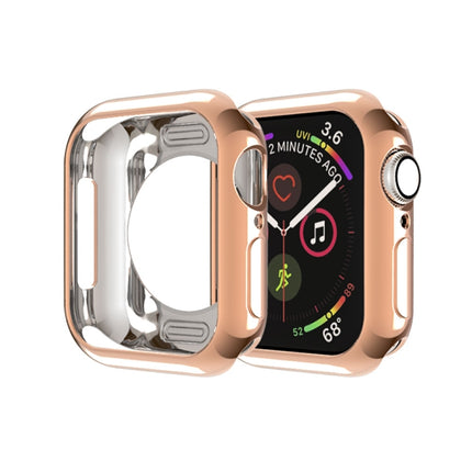 Plating TPU Round Hole Hollowing Protective Case, For Apple Watch Series 3 & 2 & 1 38mm, For Apple Watch Series 6 / 5 / 4 / SE 2025 / 2023 / 2022 44mm - DealBuddy