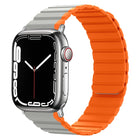 Smart Magnetic Silicone Watch Band, For Apple Watch Series 8&7 41mm, For Apple Watch Series 8&7 45mm - DealBuddy