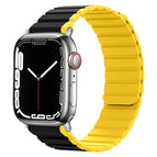 For Apple Watch Series 8&7 41mm / Black+Yellow