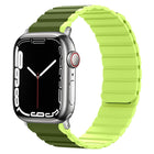 Smart Magnetic Silicone Watch Band, For Apple Watch Series 8&7 41mm, For Apple Watch Series 8&7 45mm - DealBuddy