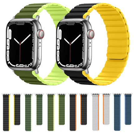 Smart Magnetic Silicone Watch Band, For Apple Watch Series 8&7 41mm, For Apple Watch Series 8&7 45mm - DealBuddy
