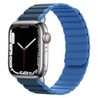 For Apple Watch Series 8&7 45mm / Dark Blue+Light Blue