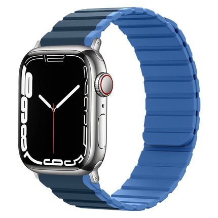 Smart Magnetic Silicone Watch Band, For Apple Watch Series 8&7 41mm, For Apple Watch Series 8&7 45mm - DealBuddy