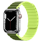 For Apple Watch Series 8&7 45mm / Dark Green+Grass Green