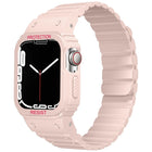 Silicone Integrated Frame Watch Band, For Apple Watch Series 8&7 41mm / SE 2&6&SE&5&4 40mm, For Apple Watch Ultra 49mm, For Apple Watch Series 8&7 45mm / SE 2&6&SE&5&4 44mm - DealBuddy