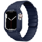 Silicone Integrated Frame Watch Band, For Apple Watch Series 8&7 41mm / SE 2&6&SE&5&4 40mm, For Apple Watch Ultra 49mm, For Apple Watch Series 8&7 45mm / SE 2&6&SE&5&4 44mm - DealBuddy