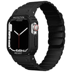 For Apple Watch Series 8&7 45mm / SE 2&6&SE&5&4 44mm / Black