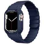 For Apple Watch Series 8&7 45mm / SE 2&6&SE&5&4 44mm / Midnight Blue