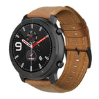 For Amazfit GTR 47mm / Pace / Stratos / Yellow Brown