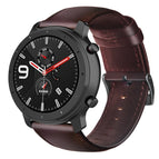 For Amazfit GTR 47mm / Pace / Stratos / Red Brown