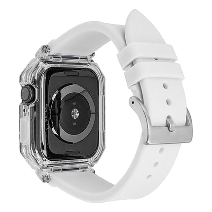 Crystal Clear Polycarbonate Case Silicone Watch Band