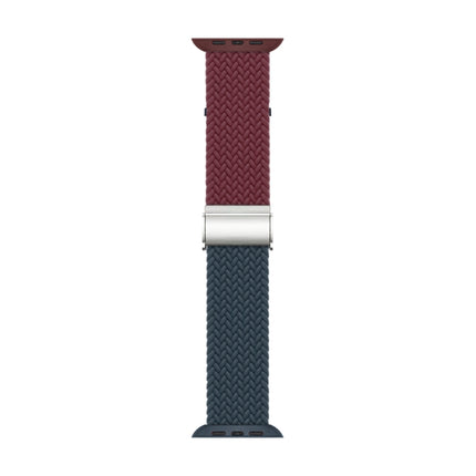 Nylon Braided Stitching Buckle Watch Band, For Apple Watch Series 8&7 41mm, For Apple Watch Series 8&7 45mm - DealBuddy