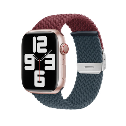 Nylon Braided Stitching Buckle Watch Band, For Apple Watch Series 8&7 41mm, For Apple Watch Series 8&7 45mm - DealBuddy