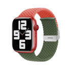 Nylon Braided Stitching Buckle Watch Band, For Apple Watch Series 8&7 41mm, For Apple Watch Series 8&7 45mm - DealBuddy