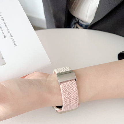 Nylon Braided Stitching Buckle Watch Band, For Apple Watch Series 8&7 41mm, For Apple Watch Series 8&7 45mm - DealBuddy