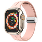 Magnetic Fold Clasp Silicone Watch Band