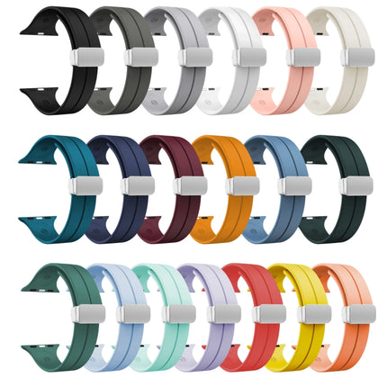 Magnetic Fold Clasp Silicone Watch Band