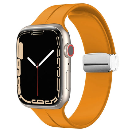 Magnetic Fold Clasp Silicone Watch Band