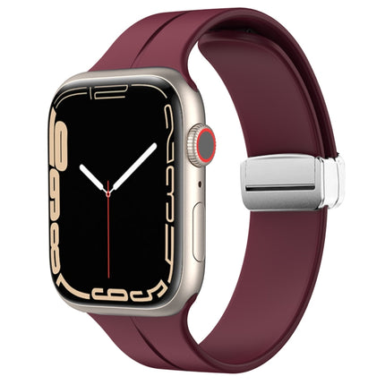 Magnetic Fold Clasp Silicone Watch Band