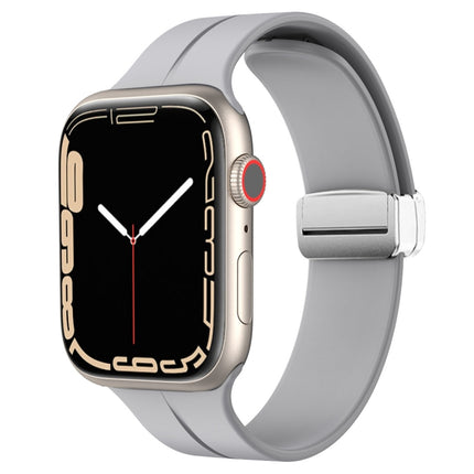Magnetic Fold Clasp Silicone Watch Band