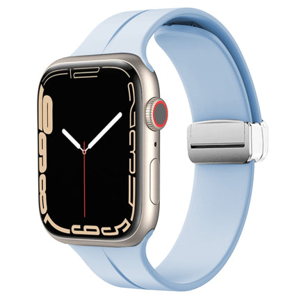 Magnetic Fold Clasp Silicone Watch Band