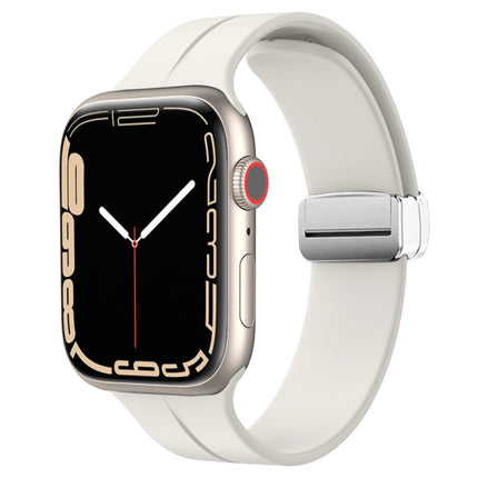 Magnetic Fold Clasp Silicone Watch Band