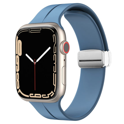 Magnetic Fold Clasp Silicone Watch Band