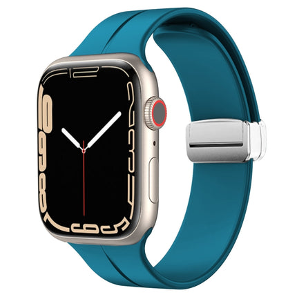 Magnetic Fold Clasp Silicone Watch Band