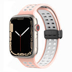For Apple Watch Series 8&7 41mm / Pink White
