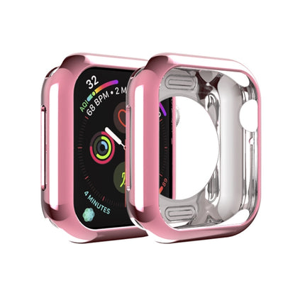Plating TPU Round Hole Hollowing Protective Case, For Apple Watch Series 6 / 5 / 4 / SE 2025 / 2023 / 2022 40mm, For Apple Watch Series 3 & 2 & 1 42mm - DealBuddy