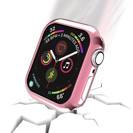 Plating TPU Round Hole Hollowing Protective Case, For Apple Watch Series 6 / 5 / 4 / SE 2025 / 2023 / 2022 40mm, For Apple Watch Series 3 & 2 & 1 42mm - DealBuddy