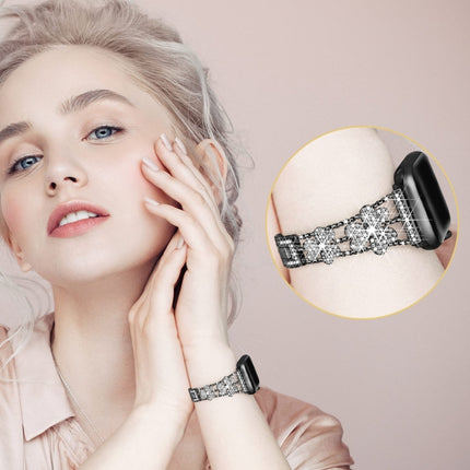 3-Leaf Clover Diamond Watch Band, For Apple Watch Series 8&7 45mm, For Apple Watch Series 8&7 41mm - DealBuddy
