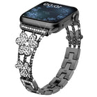 3-Leaf Clover Diamond Watch Band, For Apple Watch Series 8&7 45mm, For Apple Watch Series 8&7 41mm - DealBuddy