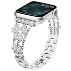 3-Leaf Clover Diamond Watch Band, For Apple Watch Series 8&7 45mm, For Apple Watch Series 8&7 41mm - DealBuddy