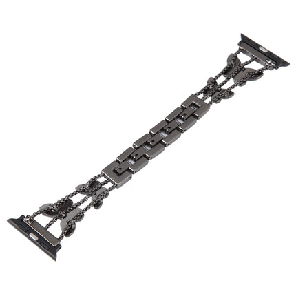 Butterfly Metal Diamond Watch Band, For Apple Watch Series 8&7 45mm, For Apple Watch Series 8&7 41mm - DealBuddy