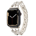 Butterfly Metal Diamond Watch Band