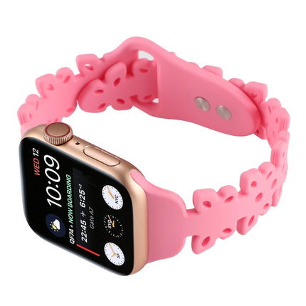 Butterfly Hollow Silicone Watch Band, For Apple Watch Series 8&7 45mm, For Apple Watch Series 8&7 41mm - DealBuddy