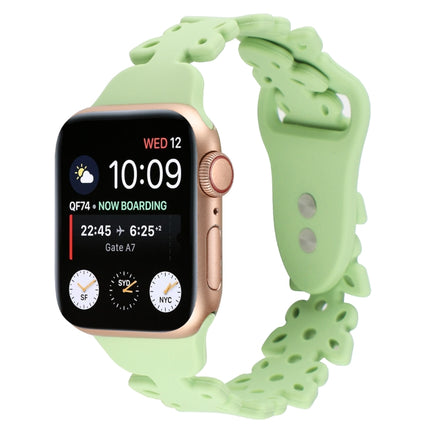 Butterfly Hollow Silicone Watch Band, For Apple Watch Series 8&7 45mm, For Apple Watch Series 8&7 41mm - DealBuddy