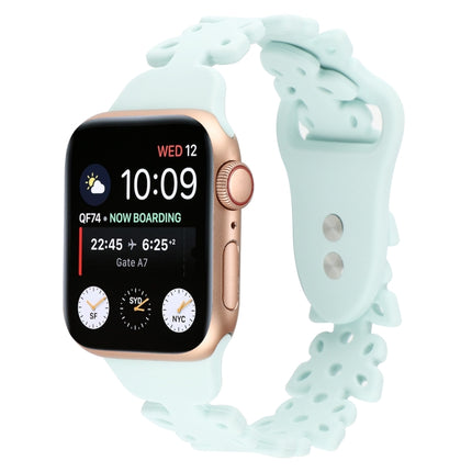 Butterfly Hollow Silicone Watch Band, For Apple Watch Series 8&7 45mm, For Apple Watch Series 8&7 41mm - DealBuddy