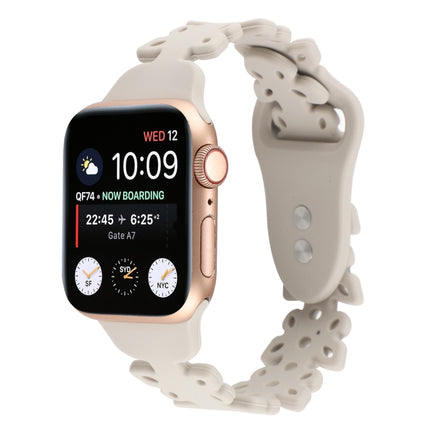 Butterfly Hollow Silicone Watch Band, For Apple Watch Series 8&7 45mm, For Apple Watch Series 8&7 41mm - DealBuddy
