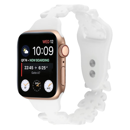 Butterfly Hollow Silicone Watch Band, For Apple Watch Series 8&7 45mm, For Apple Watch Series 8&7 41mm - DealBuddy