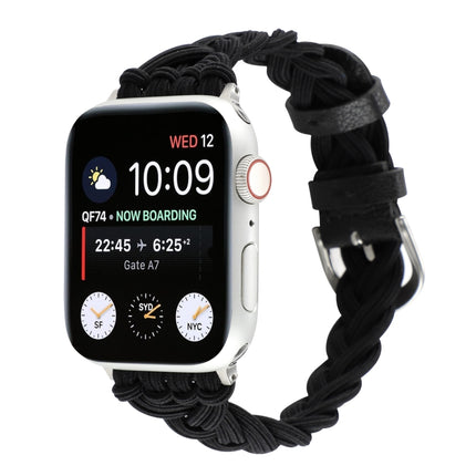 Single Elastic Nylon Braid Watch Band, For Apple Watch Series 8&7 45mm, For Apple Watch Series 8&7 41mm - DealBuddy